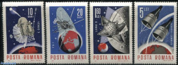 Romania 1966 Space Program 4v, Mint NH, Transport - Space Exploration - Neufs