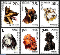 Romania 1971 Dogs 6v, Mint NH, Nature - Dogs - Ongebruikt