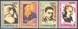 Romania 2003 Famous Persons 4v, Mint NH, Art - Authors - Self Portraits - Ungebraucht