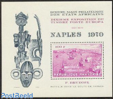 Rwanda 1970 Napels S/s, Mint NH, Transport - Philately - Ships And Boats - Art - Paintings - Schiffe