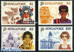 Singapore 1990 Theatre, Dance 4v, Mint NH, Performance Art - Dance & Ballet - Theatre - Baile