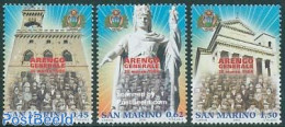 San Marino 2006 Arengo Generale 3v, Mint NH, Art - Sculpture - Neufs