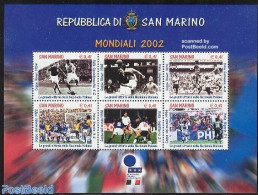 San Marino 2002 Football Games 6v M/s, Mint NH, Sport - Football - Unused Stamps