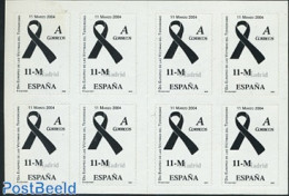 Spain 2004 11 March 2004 Foil Booklet, Mint NH, Stamp Booklets - Ongebruikt