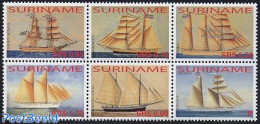 Suriname, Republic 2005 Ships 6v [++], Mint NH, Transport - Ships And Boats - Bateaux