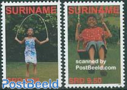 Suriname, Republic 2005 Child Welfare 2v, Mint NH, Various - Toys & Children's Games - Surinam