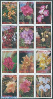 Suriname, Republic 2005 Orchids 12v Sheetlet, Mint NH, Nature - Flowers & Plants - Orchids - Surinam