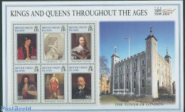 Virgin Islands 2000 Stamp Show 2000 6v M/s, Mint NH, History - Kings & Queens (Royalty) - Königshäuser, Adel