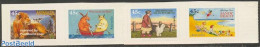 Australia 1996 Children Books 4v S-a, Mint NH, Nature - Cat Family - Dogs - Art - Children's Books Illustrations - Ongebruikt