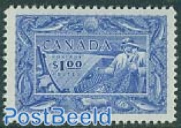 Canada 1951 Definitive, Fishing 1v, Mint NH, Nature - Fish - Fishing - Ongebruikt