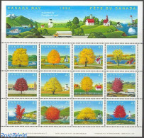 Canada 1994 Canada Day 12v M/s, Mint NH, Nature - Various - Trees & Forests - Lighthouses & Safety At Sea - Neufs