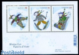 Canada 2008 Christmas S/s, Mint NH, Religion - Sport - Christmas - Skiing - Ungebraucht