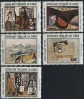 Congo Republic 1981 Picasso Paintings 5v, Mint NH, Art - Modern Art (1850-present) - Pablo Picasso - Sonstige & Ohne Zuordnung