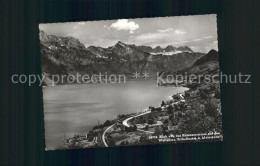 11631455 Filzbach Blick Von Der Kerenzerstrasse Auf Walensee Sichelkamm Und Alvi - Otros & Sin Clasificación