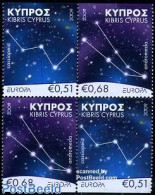 Cyprus 2009 Europa, Astronomy 4v From Booklet [+], Mint NH, History - Science - Europa (cept) - Astronomy - Neufs