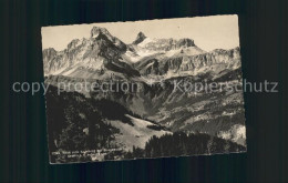 11631453 Braunwald GL Panorama Blick Vom Saasberg Mit Ortstock Und Hoher Turm Gl - Andere & Zonder Classificatie