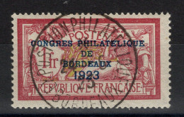 YV 182 Oblitéré Plein Centre Du Cachet De L'exposition (sur N** MNH) , Signé CALVES + Certificat , Cote 650+centrage - Used Stamps