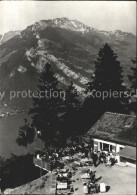 11631451 Filzbach Cafe Kerenzer Berghus Terrasse Walensee Alpenpanorama Filzbach - Autres & Non Classés