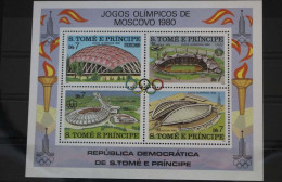 São Tomé Und Príncipe Block 43 Postfrisch #FD727 - Sonstige & Ohne Zuordnung