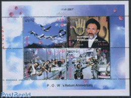 Iran/Persia 2007 P.O.W.s Return Anniversary S/s, Mint NH, Nature - Transport - Various - Birds - Automobiles - Motorcy.. - Voitures