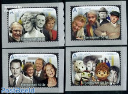 Norway 2010 Television 4v S-a, Mint NH, Performance Art - Movie Stars - Radio And Television - Unused Stamps