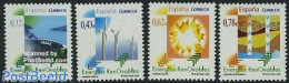 Spain 2009 Renewable Energy Sources 4v, Mint NH, Nature - Science - Various - Water, Dams & Falls - Energy - Mills (Wi.. - Unused Stamps