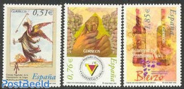 Spain 2003 Wine, Montilla Moriles 3v, Mint NH, Nature - Wine & Winery - Unused Stamps