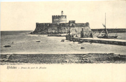 Rhodes - Phare Du Port St. Nicolas - Greece