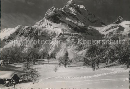 11631421 Braunwald GL Winterimpressionen Ortstock Hoher Turm Glarner Alpen Braun - Andere & Zonder Classificatie