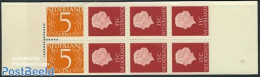Netherlands 1964 2x5+6x15c Booklet, Cover Var. 10, Black Fit Cross, Mint NH - Unused Stamps
