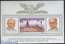 Poland 1987 Visit Of Pope John Paul II S/s, Mint NH, Religion - Pope - Religion - Unused Stamps