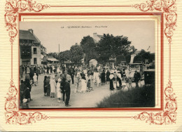 QUIBERON    ** LA FOULE PLACE HOCHE UN JOUR DE FETE   ** - Quiberon