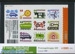 Netherlands 2008 Think Green, Act Green Presentation Pack 369, Mint NH, Nature - Science - Transport - Various - Cattl.. - Nuevos