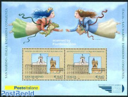 San Marino 2006 Joint Issue Italy S/s, Mint NH, Various - Joint Issues - Art - Clocks - Ongebruikt