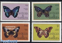 Antigua & Barbuda 1985 Butterflies 4v, Mint NH, Nature - Butterflies - Antigua And Barbuda (1981-...)