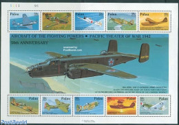 Palau 1992 World War II 10v M/s, Mint NH, History - Transport - World War II - Aircraft & Aviation - WO2