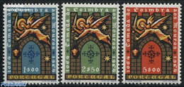 Portugal 1965 900 Years Coimbra 3v, Mint NH, Religion - Angels - Nuevos