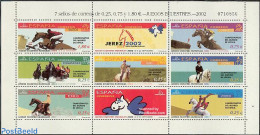 Spain 2002 Horse Sports 7v M/s, Mint NH, Nature - Sport - Horses - Sport (other And Mixed) - Unused Stamps