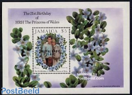 Jamaica 1982 Birth Of William S/s, Mint NH, History - Charles & Diana - Kings & Queens (Royalty) - Familles Royales