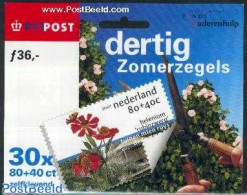 Netherlands 2001 Summer, Gardens Hangpack With 10 Sets, Mint NH, Nature - Flowers & Plants - Gardens - Stamp Booklets - Ungebraucht
