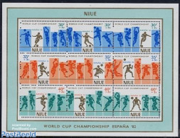 Niue 1981 World Cup Football S/s, Mint NH, Sport - Football - Niue