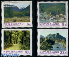 New Zealand 1975 Forest Parks 4v, Mint NH, Nature - Sport - National Parks - Trees & Forests - Mountains & Mountain Cl.. - Nuovi