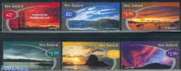 New Zealand 1998 Scenic Skies 6v, Mint NH, Transport - Ships And Boats - Neufs