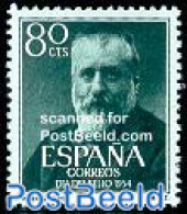 Spain 1954 Stamp Day 1v, Mint NH, Stamp Day - Art - Authors - Ongebruikt
