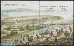 Aland 2004 Bomarsund S/s (from Booklet), Mint NH, History - Transport - Various - History - Militarism - Ships And Boa.. - Militaria