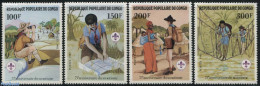 Congo Republic 1982 75 Years Of Scouting 4v, Mint NH, Sport - Scouting - Andere & Zonder Classificatie