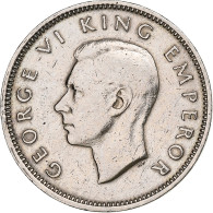 Nouvelle-Zélande, George VI, Shilling, 1947, Londres, Cupro-nickel, TB+, KM:9a - Nieuw-Zeeland