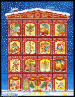 San Marino 1996 Christmas 16v M/s, Mint NH, Religion - Christmas - Nuevos