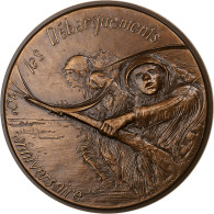 France, Médaille, 40ème Anniversaire Des Débarquements, 1984, Bronze - Sonstige & Ohne Zuordnung