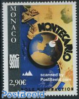 Monaco 2008 Poster Art 1v, Monte Carlo Pole Dattraction, Mint NH, Various - Globes - Maps - Tourism - Art - Poster Art - Unused Stamps
